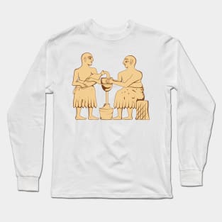 Sumerian Making Beer Long Sleeve T-Shirt